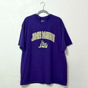 JMU James Madison University short sleeve shirt purple size 2XL
